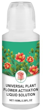 Nuyhadds Fertilizzante per Fiori, Liquido 100ml Nutrienti Idroponici, Accessori Giardino Per Piante in Vaso Fiori Orto Orchidee Interni Esterni Fattoria