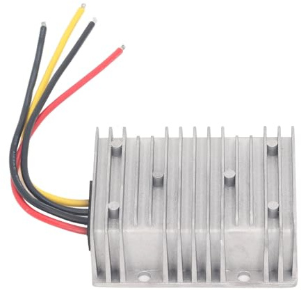 Hamwesh Trasformatore Step-up, Convertitore Boost da 12 V a 36 V Regolatore di Tensione Impermeabile da 540 W con Molteplici Funzioni di Protezione per Sistemi di Sicurezza dei Veicoli Strisce