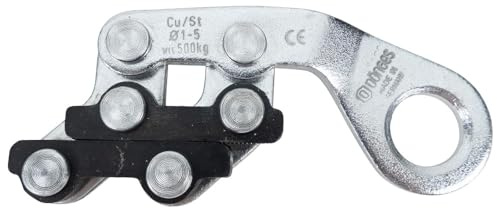 Dönges Morsetti per cavi 16-70 mm², Ø 4-12 mm, per cavi in acciaio 12528, dimensioni occhi: 27 mm/carico di rottura: 4500 kg/portata: 1700 kg