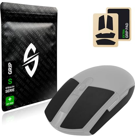 SensoryBoost Maus Grip Tape – kompatibel mit Logitech G305, G PRO, G203 (inkl. Zuschnitt-Pad) Schweißabsorbierend, extrem rutschfest & Ultradünn (0,5 mm) – Rückstandsfrei – Gaming Zubehör