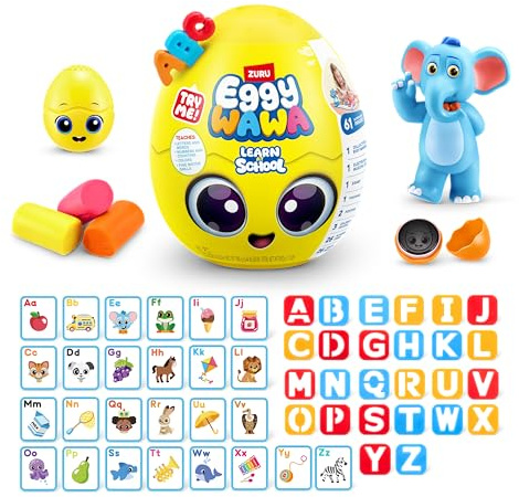 Eggy Wawa Learn at School, Giocattolo Musicale interattivo educativo sulla Scuola Adatto a Bambini e Neonati per insegnare Lettere, Parole, Numeri e Colori Attraverso Il Gioco e l’immaginazione