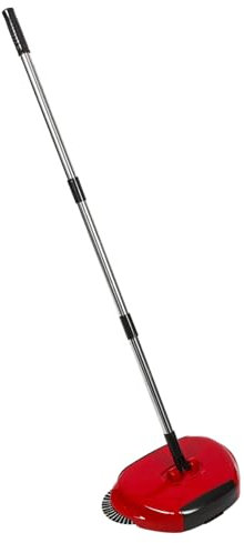 VICASKY Hand Push Sweeper Broom Dustpan Rotating Floor Cleaning Mop No Electricity for Home Random Color