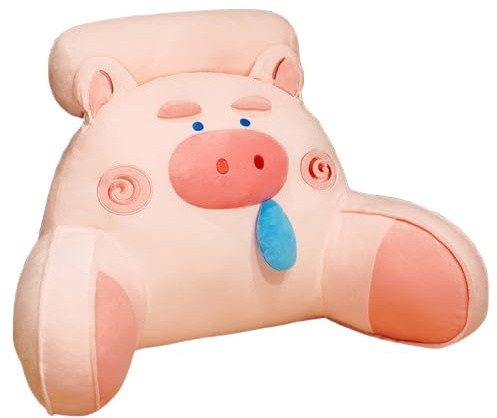 Cuscino da Lettura per Il Supporto Lombare del Letto, Cuscino coccoloso, Adorabile Cuscino 2 in 1 per Lo Schienale, Multifunzionale, Cuscino per Divano e Comodino, Morbido e Staccabile per r