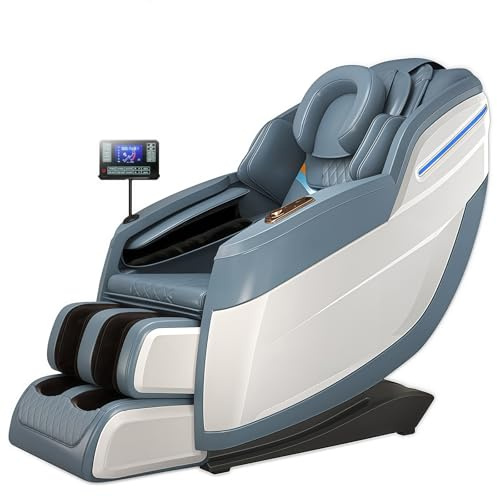 Shiatsu Massagestol med SL-Track, kroppsskanning, uppvärmda airbags och 12 massagelägen