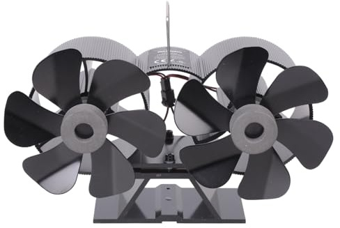 Horno de ahorro de energía para 12 motores de ventilador, no requiere electricidad, SF167T, alimentado por calor, para estufa de leña