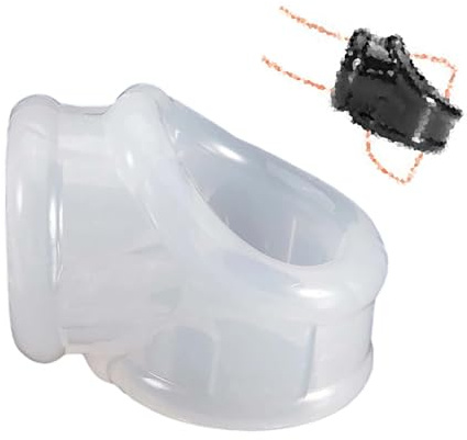 Superelastisk träningsringstillbehör, lätta specialringar för män, 2 färger valfritt fitnessset -E75SE (White:A)