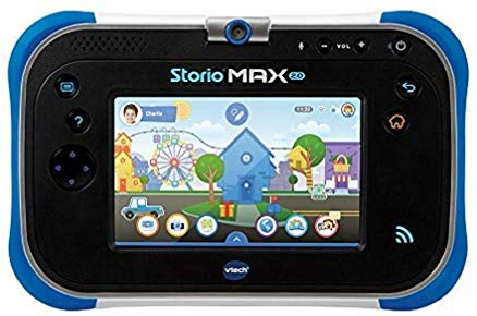 VTech - Storio Max 2.0 Bleue, Tablette Enfants Tactile, Éducative et Sécurisée avec Écran Couleur 5 Pouces, WiFi, Android, Appareil Photo, Cadeau Enfant de 3 Ans à 11 Ans - Contenu en Français