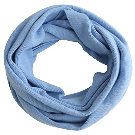 LroHan Soft Cashmere Scarf Circle Loop Infinity Plain Snood Scarf For Men Women