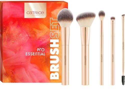 Catrice Pro Essential Brush Set, Mehrfarbig, sofortiges Ergebnis, vegan, Nanopartikel frei, 1er Pack (5pcs)