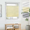 Jalousiescout Plissee Klemmfix ohne Bohren—Jalousie 57.5x120cm Creme Sichtschutz Fenster Sonnenschutz, Lichtdurchlässig Faltrollo für Fenster & Tür, Basis-Vliesstoff Pure Plissee