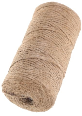 HAPINARY 1 Rotolo Di Spago Di Iuta Naturale Corda Da Giardino Resistente Forniture Per Lavori Artigianali Spago Per Feste E Decorazioni Per Progetti Fai Da Te E Artigianato