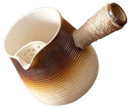 UTHCLO Teiera Turca in Ceramica Bollitore Per Tè Scaldalatte Pentolino Per Fornello Capacità Per Caffè Arabo e Bevande Calde