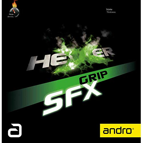 ANDRO Belag Hexer Grip SFX, 2,1 mm, rot