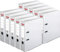 Herlitz Ordner maX.file protect A4 (8 cm mit Einsteckrückenschild) 10er Pack (Weiß)