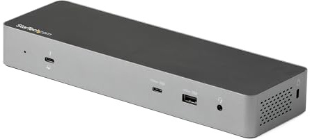StarTech.com USB C Docking Station, Macbook Pro-Air(M-serie), TB-kompatibel, HDMI und DP, Dual 4K 60Hz oder Einzel 8K, 96W PD