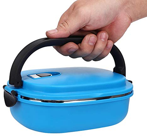 Aigid Fiambrera, 900 ml portátil de Aislamiento térmico de una Sola Capa Fiambrera de Acero Inoxidable Recipiente de Comida para Picnic al Aire Libre