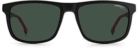 Carrera Unisex 8053/cs Sunglasses, Matte Black Red Black/Green Folding, One Size