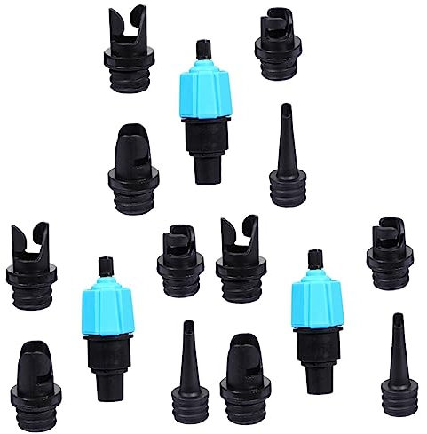 BESPORTBLE 3pcs Pump Adapter Set for Inflatable Boat Pool Inflatable Pump Connector Multiple Scenarios for Kayaking and Pool Activities