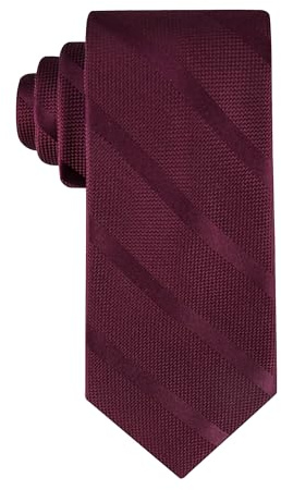 Tommy Hilfiger Ties Corbata, Granate, Taille Unique para Hombre