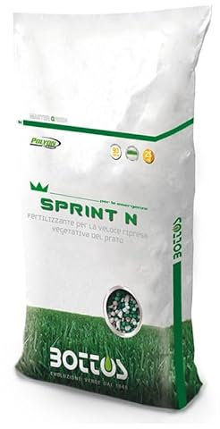 Bottos Sprint N 25kg - Engrais granulaire pour tapis herbeux - Azote à cession prévue pour le reverdissement immédiat - Prato Herboso Shop