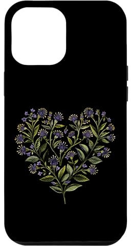 iPhone 13 Pro Max Anise Hyssop Flower Girl Heart For Valentine's Day Plant Mom Case