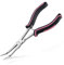 LEONTOOL Pinze a becchi curvi da 7 pollici a lunga portata di mano, pinze a becco curve, pinze extra lunghe per gioielli