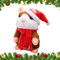 Interactive Talking Hamster - Plush Mimic Pet Repeats Your Words, Fun Electric Hamster With Nodding Head | Educational Voice Echo Toy, Realistic Talking Pet Plush, Learning Toy For Kids And todlers