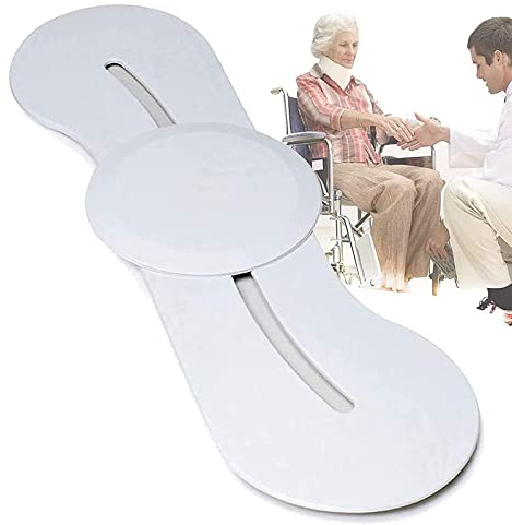 Planche de transfert coulissante incurvée pour un transfert facile du fauteuil roulant au lit, aux toilettes ou à la voiture, idéal pour les personnes handicapées et les personnes âgées