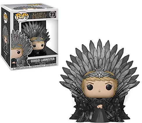 Funko POP! Deluxe: Game 0: Cersei Lannister Sitting on Iron Throne Collectible Figure - Game Of Thrones - Collectable Vinyl Figure - Gift Idea - Official Merchandise - Toys for Kids & Adults