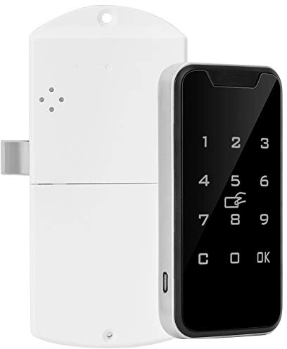 Electronic Cabinet Lock, Touch Keypad Lock, Smart Digital IC Keypad Electronic Wardrobe File Cabinet Lock
