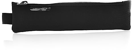 office box Estuche Portatodo Mini Basic con Cierre de Cremallera Suave y Formato Rectangular de Colorline by 10 Colores (Negro)