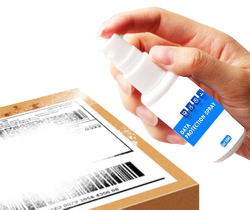 Borrador de papel térmico - Rodillo de privacidad, herramienta de prevención de robo de identidad, bolígrafo de corrección química recargable portátil | Borra al instante los datos personales de las