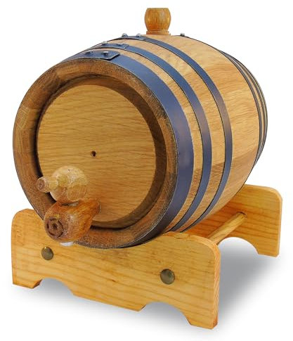 Red Head Barrels Premium Charred American Oak Aging Barrel - No Engraving (2 Liter)