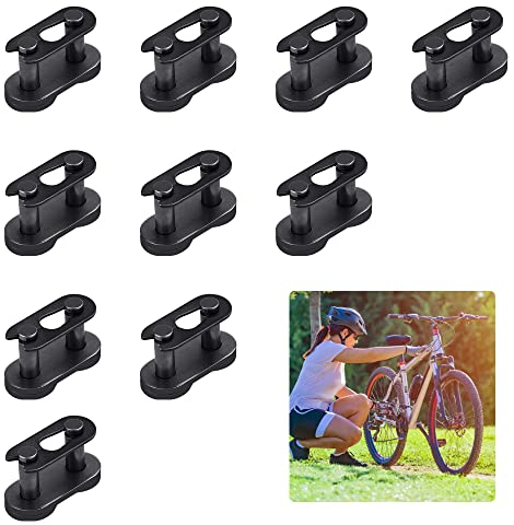 SPEACOUR 10 Paare Fahrrad Kettenglied Motorradketten Verbindungsglied 415 Kettenverbinder Motorradketten Schnalle Fahrrad Kette Link Single Speed Kettenglieder für Motorräder und Mountainbikes