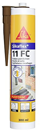 Sika - Sikaflex 11 FC Purform, Marrone - Adesivo universale elastico - Sigillante per giunti e materiali edili - Per interni ed esterni - 300ml