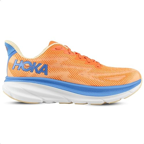 HOKA ONE ONE 1127895-VOIM M Clifton 9 Sneaker Male Vibrant Orange/Impala UK 12.5