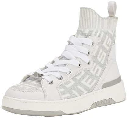 Guess Sneaker da Donna MannenSneaker, Bianco 140, 38 EU