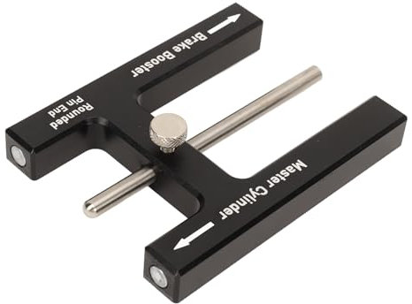 Outil de Réglage de Frein, Tige de Poussée de Maître-cylindre de Servofrein en Alliage D'aluminium avec Goupille Réglable pour Servomoteur de Frein