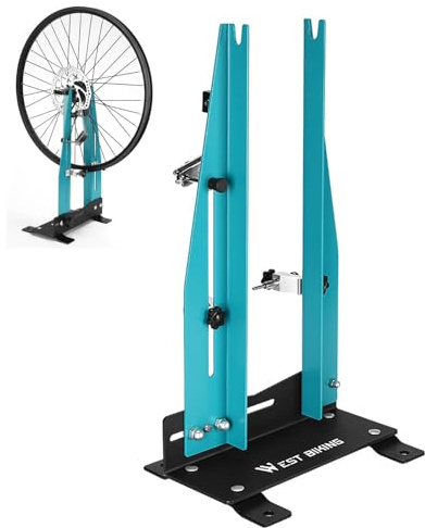 Zentrierständer Fahrrad，Montageständer für Fahrräder für 16 - 29，360° Drehbar，Ragbare Felgen Tuning Halterung für Wartungsstation Im Hinterrad, Mountainbike, Rennrad, Workshop, Garage, Radspo