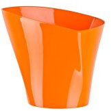 Don-Plast DTW 13 Twister Pot de Fleurs, Orange, 130 x 120 mm