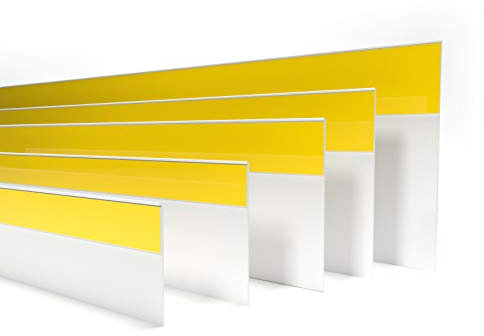 DQ-PP FENSTERLEISTE – 25m Länge – 70mm Breite – 1,5mm Stärke – Weiss – Fensterleisten Flachleisten Kunststoffleisten Profileleisten Abschlussleisten