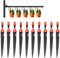 LYTIVAGEN 10 Stück Automatisch Bewässerung Set Bewässerung Tropfer Einstellbar Bewässerung Dripper Garten Micro Bewässerungssystem 8 Löcher Bewässerung Sprinkler für Gartenpflanzen Blumen Gemüse