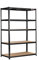 Rhino Racking – 5 Tier Heavy Duty Garage Shelving Unit – 200kg Load Weight Per Shelf – 1000kg Per Unit – 180x120x60cm - Black Adjustable Shelves – Shed Shelving
