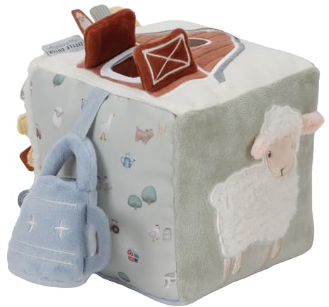 Little Dutch 8809 Stoff Activity Fühlwürfel Bauernhof - Little Farm