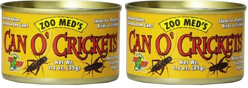 Zoo Med Can O' Crickets Nourriture pour Reptile/Amphibien - 35 g (Lot de 2)