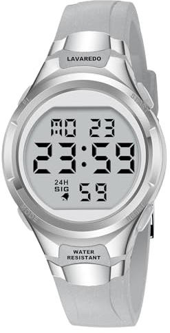 Timever Watches for Women Sport Digital Womens Watch Waterproof with Silicone Strap Alarm/Stopwatch/Chronograph/LED Back Light