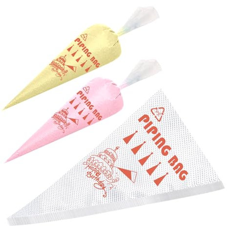 100 Stück Spritzbeutel Spritzbeutel Einweg Einwegspritzbeutel Piping Bags Piping Bag für Dekorieren Von Gebäck Torten Geeignet Keksen Cupcakes