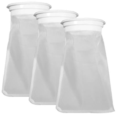 Filtro Ibc Tote 3 Pezzi 5,3 X 200 Mm Filtro a Barile per Pioggia Filtro Con Coperchio Ibc Coperchio Ibc in Nylon Schermo Filtrante 200 Mesh Filtro a Barile per Pioggia Nylon Lavabile Riutilizzabile F