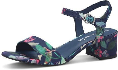Tamaris sandalett dam vegansk elegant, blå, 37 EU