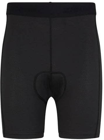 Ziener NESTO X -Function cykelunderbyxor/hjulinnerbyxor/mountainbikeunderkläder – mycket andningsbar|vadderad | snabbtorkande | elastisk, svart, 54